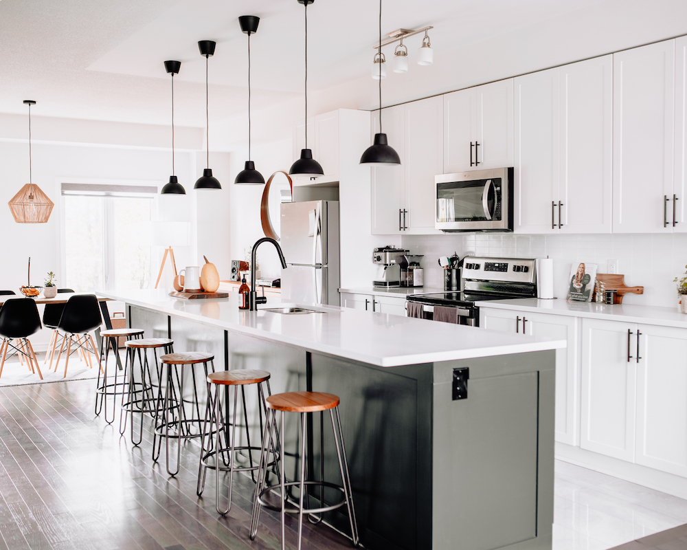 The final kitchen result.